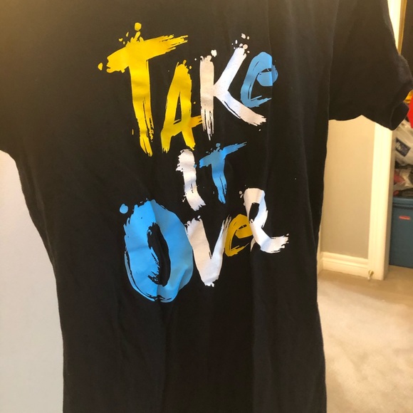 💜 Gorgeous boys custom 100% fair trade tee sz M! - Picture 2 of 7